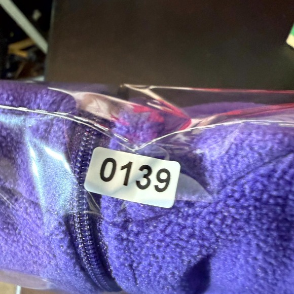 Patagonia Sweatshirt Women's XL Purple Polyester Fleece 1/4 Zip Hiking Gorpcore - Picture 7 of 7
